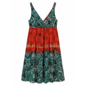 Vtg Y2K Boho Indie Babydoll Sundress Women Size Small Cottagecore Festival